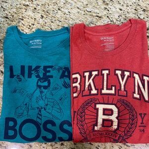 Mens 2 Pc Bundle Graphic Old Navy T Shirts SS XXL
